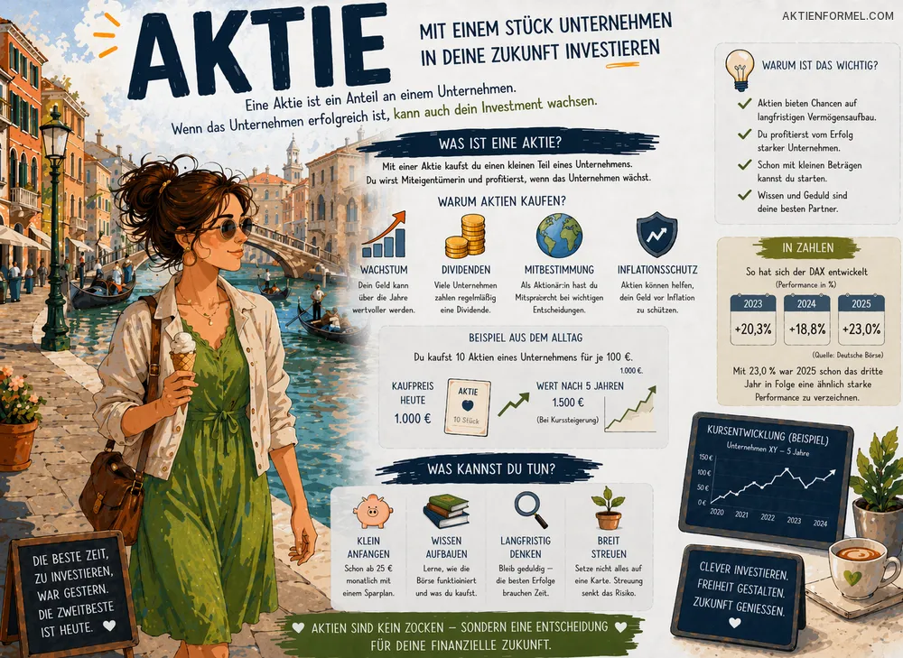 Aktie einfach erklärt für Einsteiger