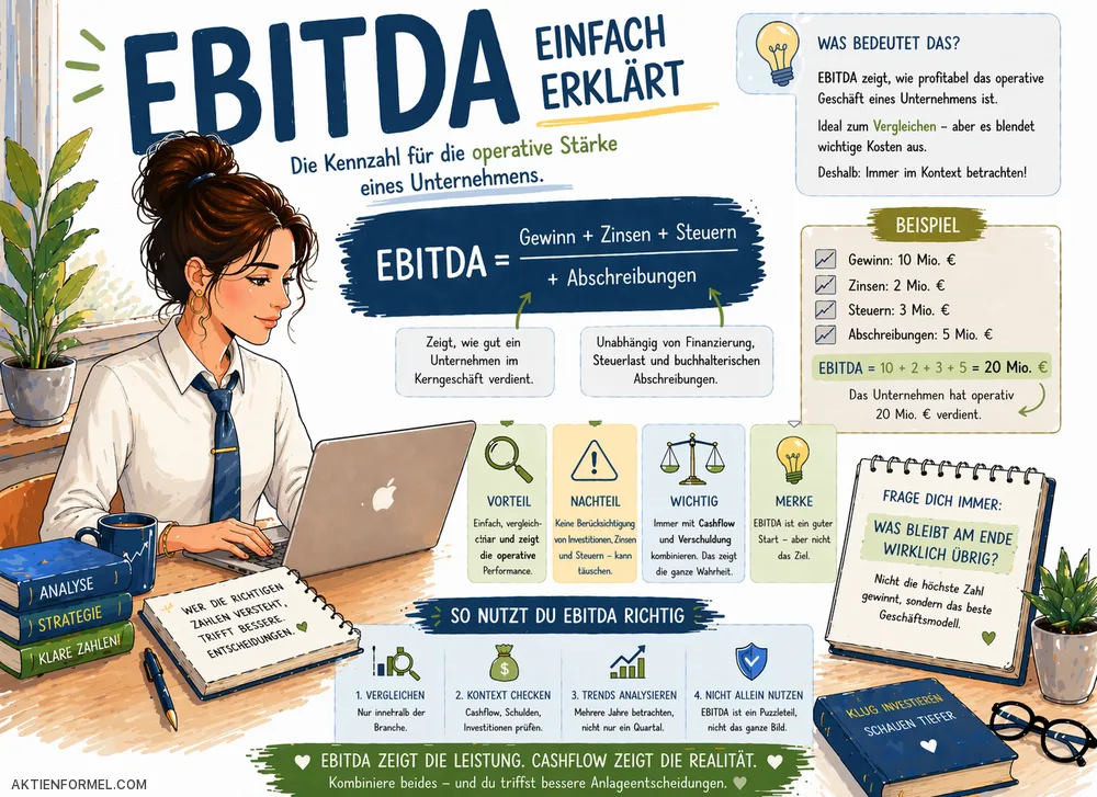 EBITDA einfach erklärt – operative Ertragskraft eines Unternehmens verstehen