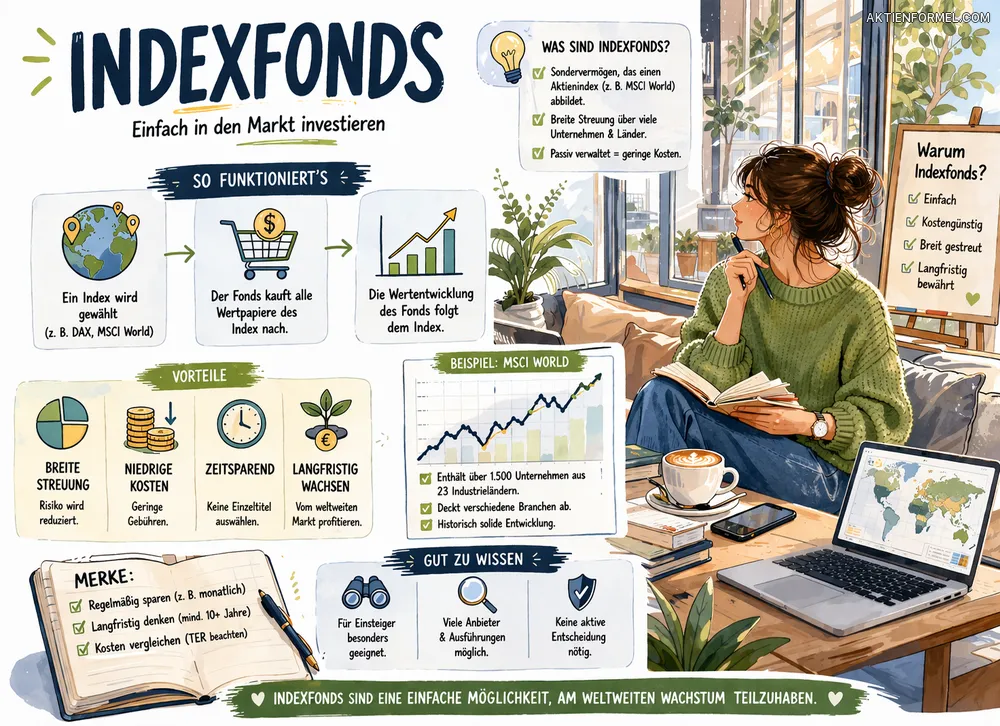 Indexfonds als moderne Form des breit gestreuten Investierens