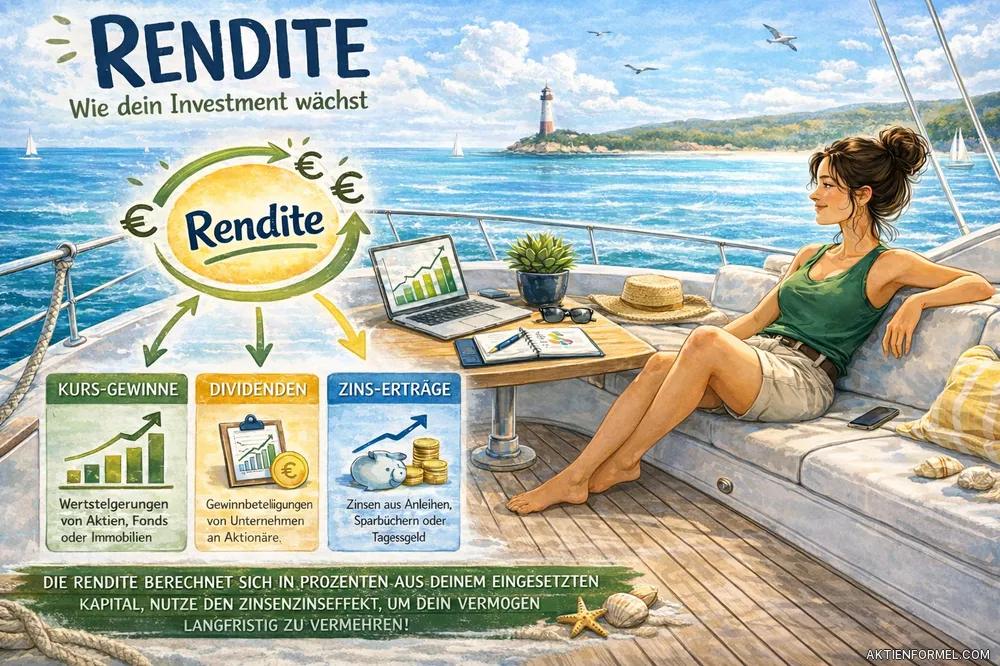 Rendite bei Aktien einfach erklärt – wie dein Geld an der Börse arbeitet